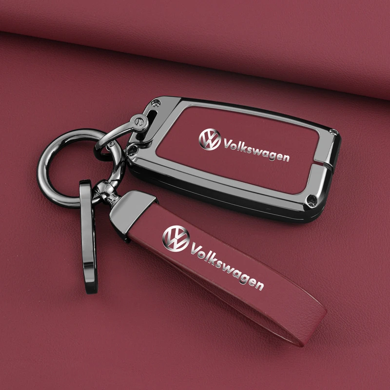 适用大众朗逸迈腾速腾帕萨特途观途岳宝来高尔夫CC/ID.4钥匙套扣