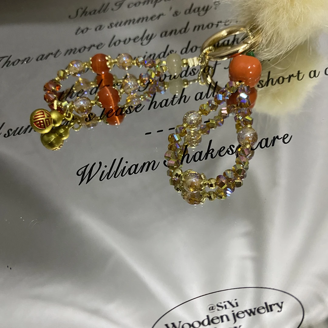 2717事事如意新年手作原创手机链