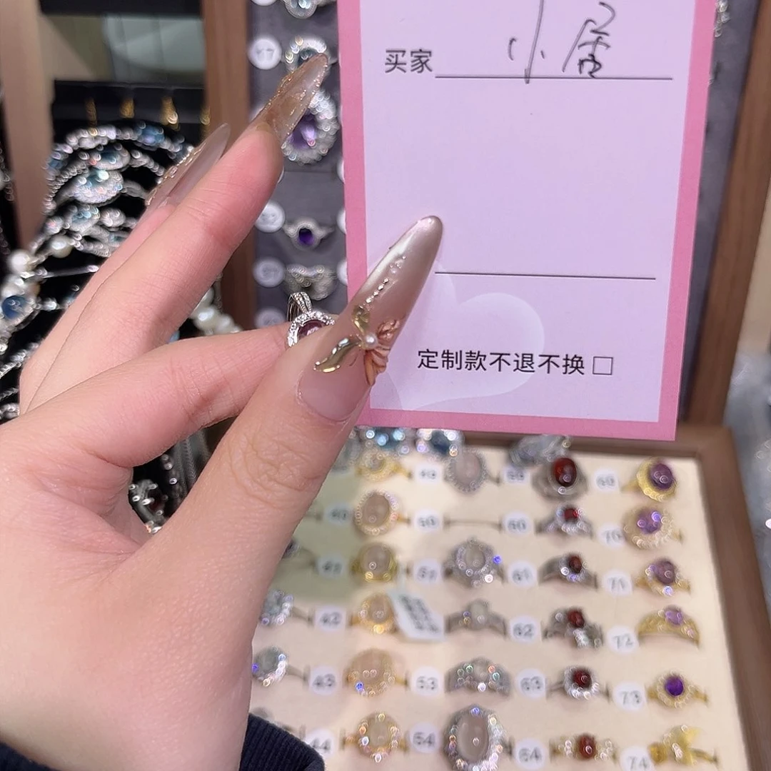 紫晶戒指银S925镶嵌小*