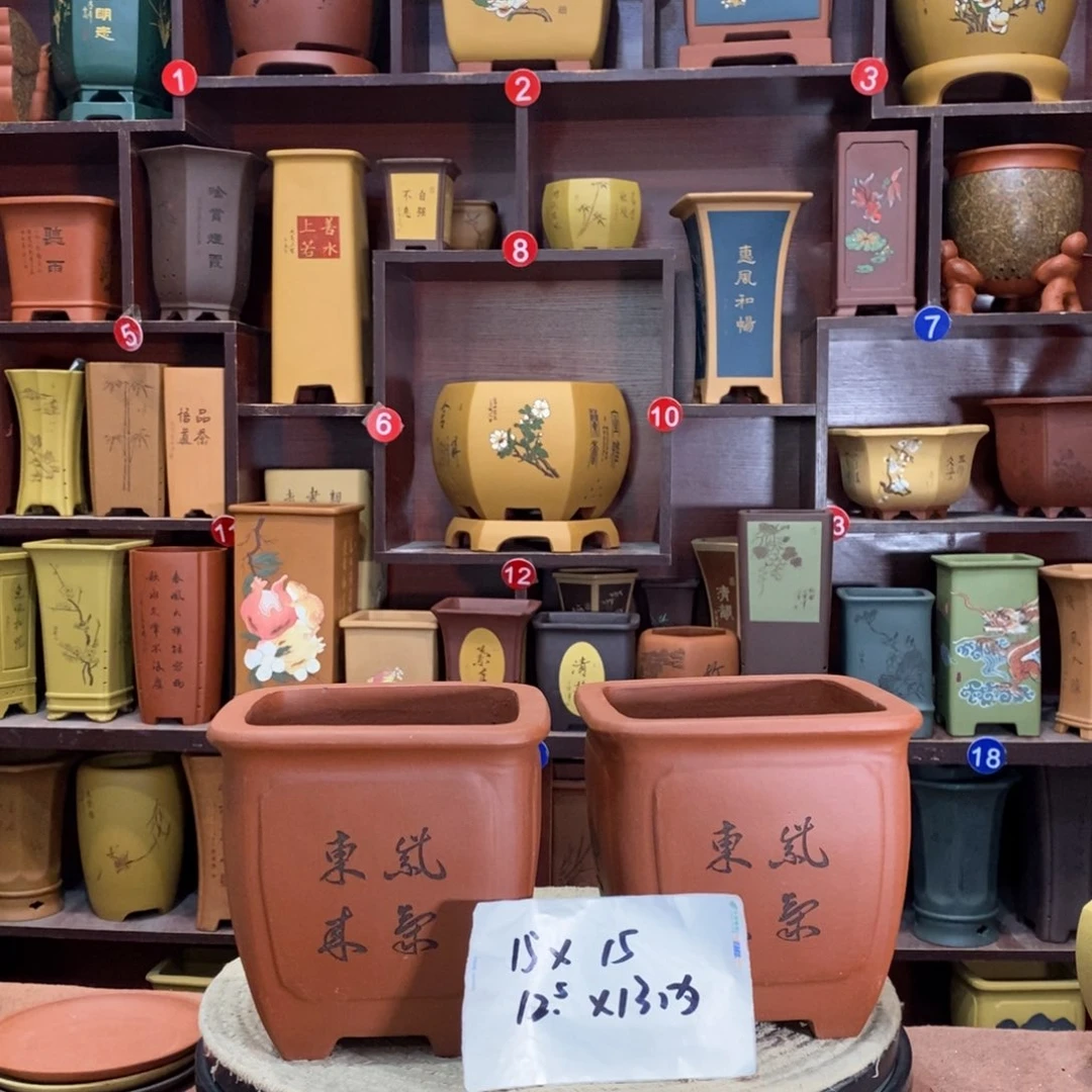 紫砂艺术紫砂花盆