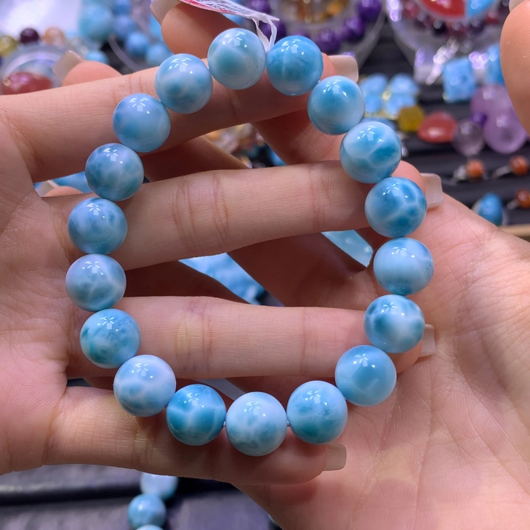 针钠钙石（海纹石）手链未镶嵌用****0