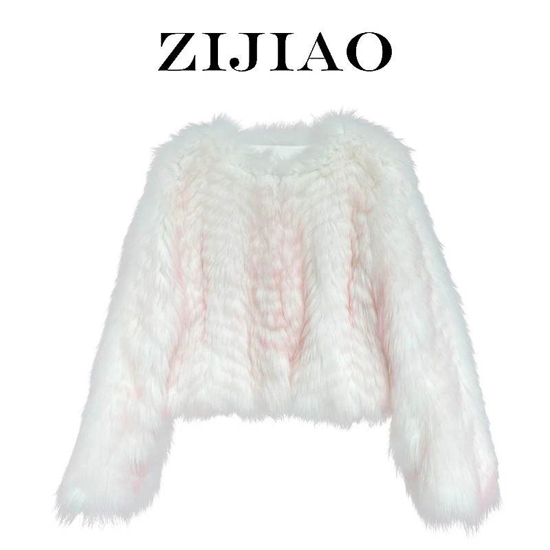 【钱大大】3原创设计师狐狸毛皮草冬装外套CNE-ZJ2501