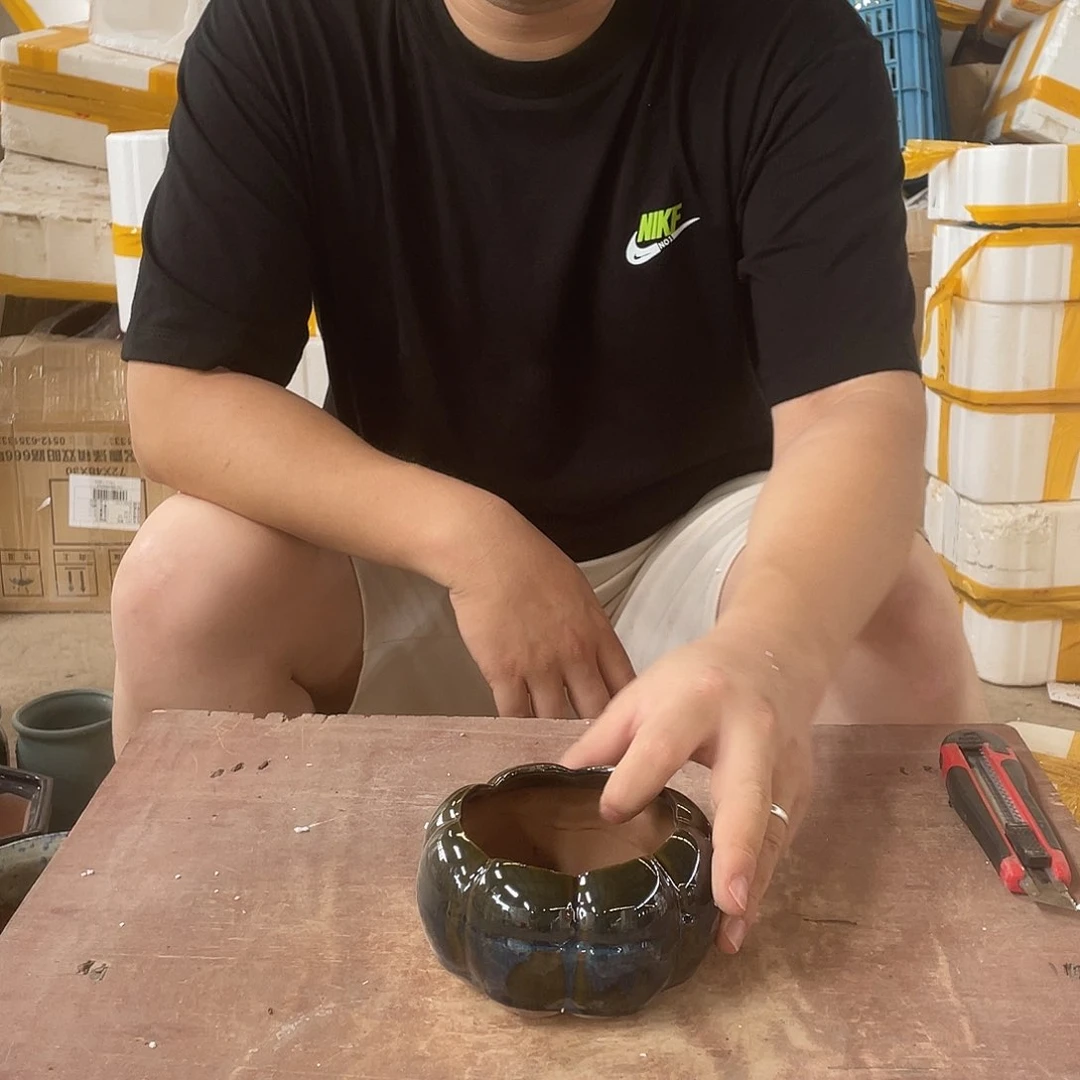 宜兴紫砂粗陶多肉