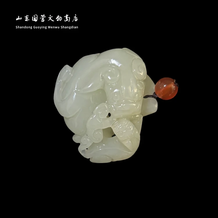 《清代》和田玉 携子 山东国营文物商店 25022300462-55