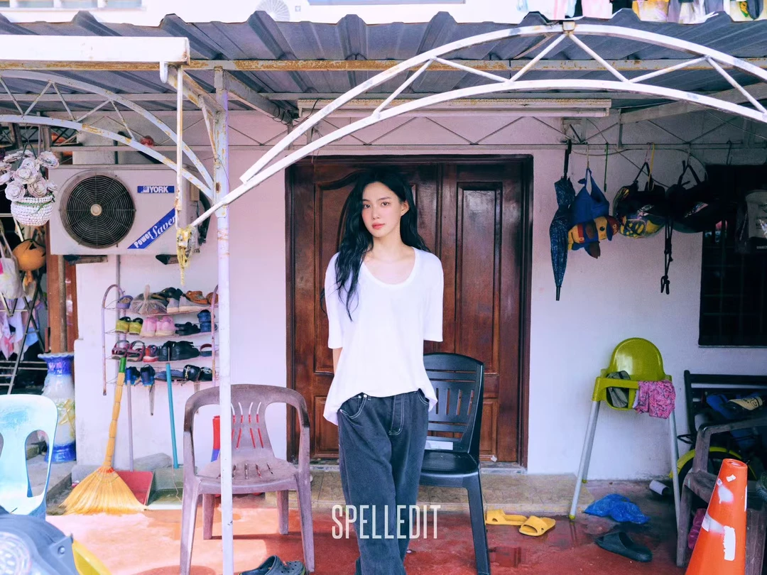 SPELLEDIT 2025夏季新品 U领休闲短袖T NO退NO换 正品