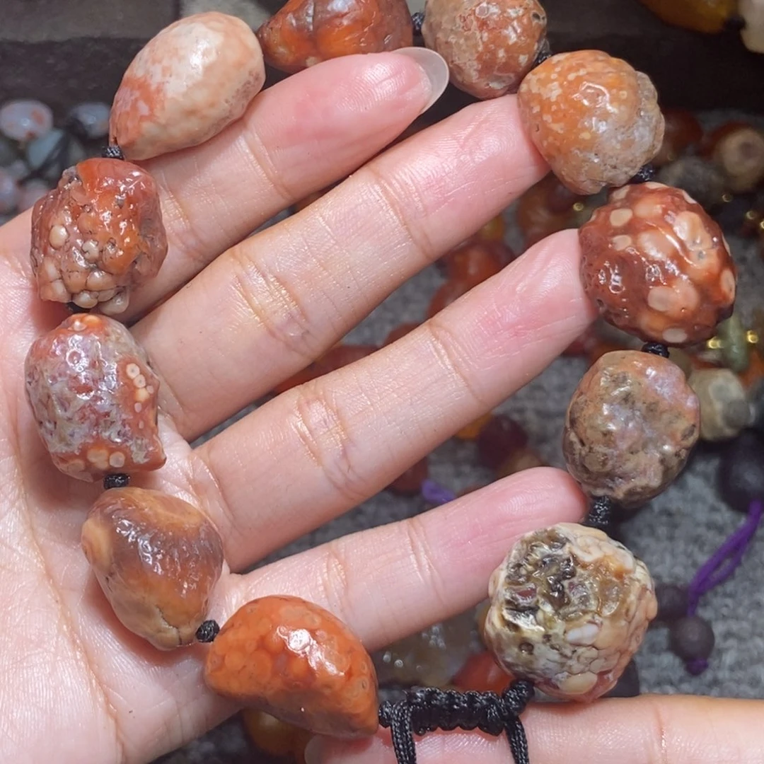 未镶嵌玛瑙/玉髓珠宝半成品