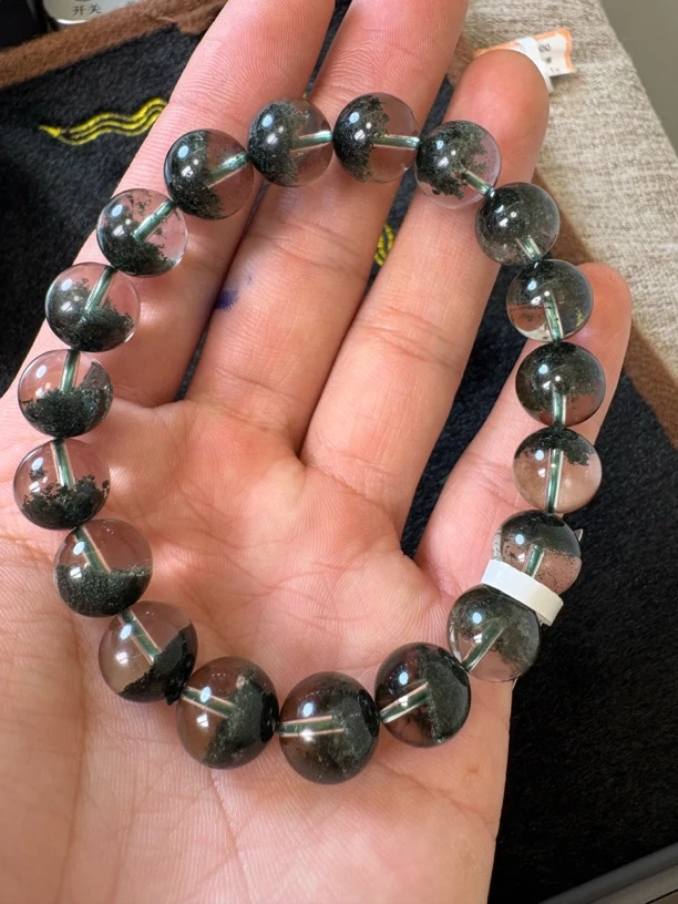 自然水晶严选。天然绿幽灵聚宝盆