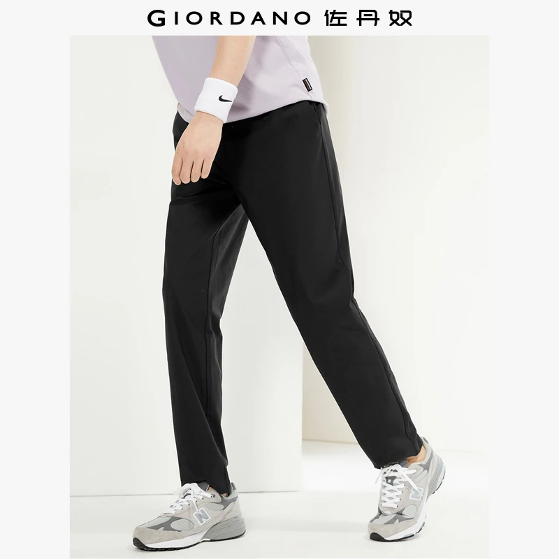 佐丹奴裤子男装易打理吸湿排汗松紧腰针织卫裤长裤 01115090