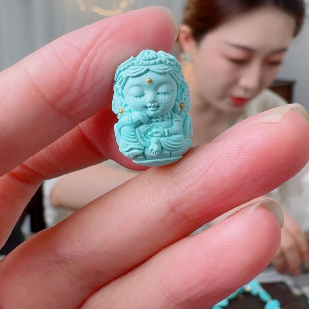 未镶嵌绿松石珠宝奇石