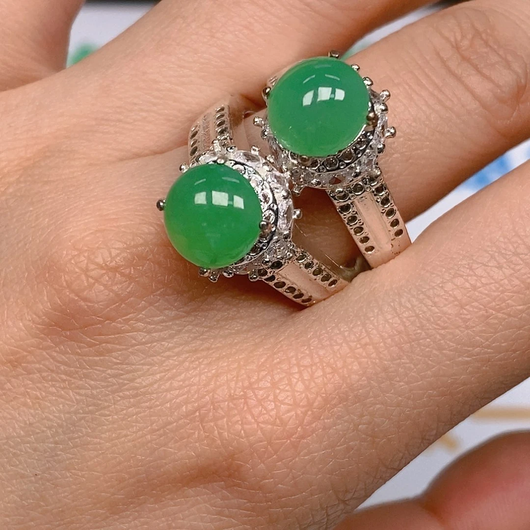 翡翠戒指未镶嵌翡翠