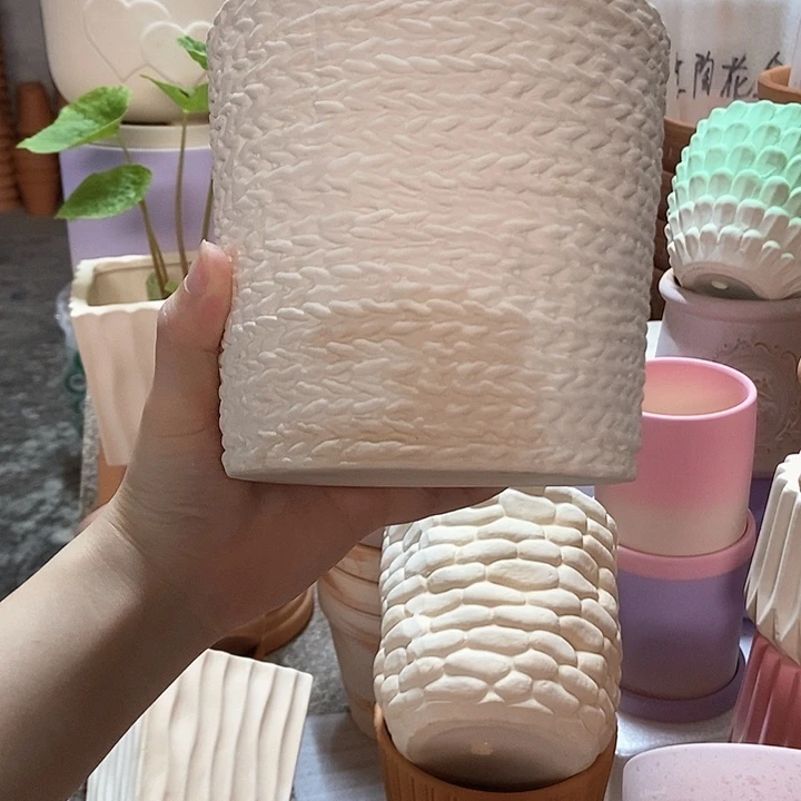 14×13 编织麻绳 花盆