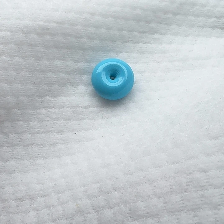 尺寸：14.9/7蓝平安扣 单珠一颗