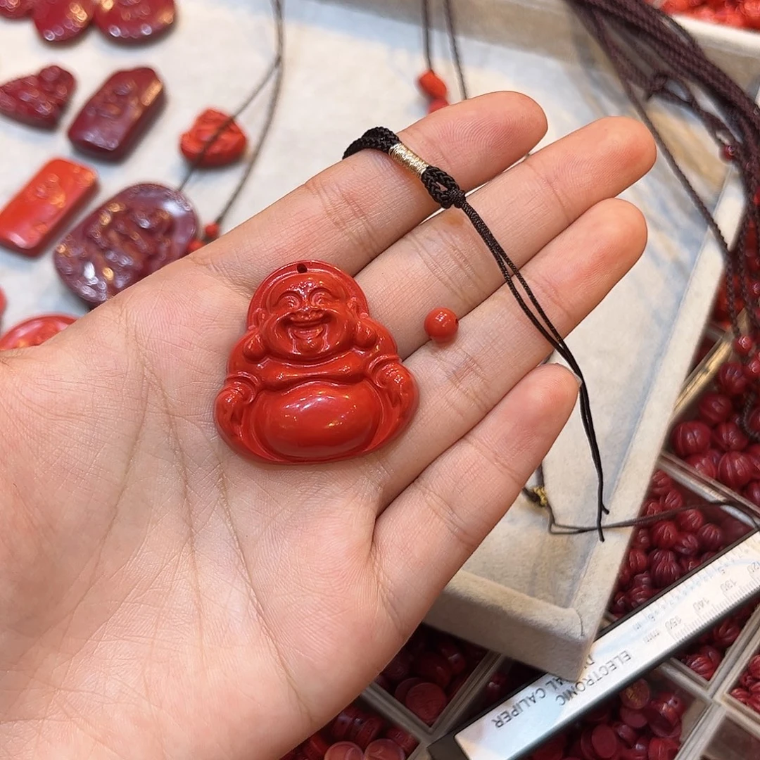 天然辰砂糖**子佛公