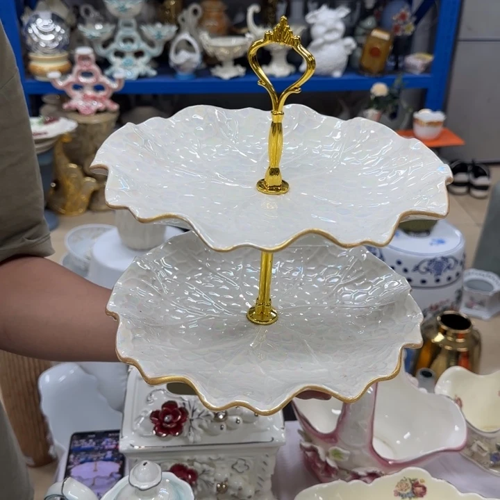 瓷片陶瓷工艺花瓶摆件