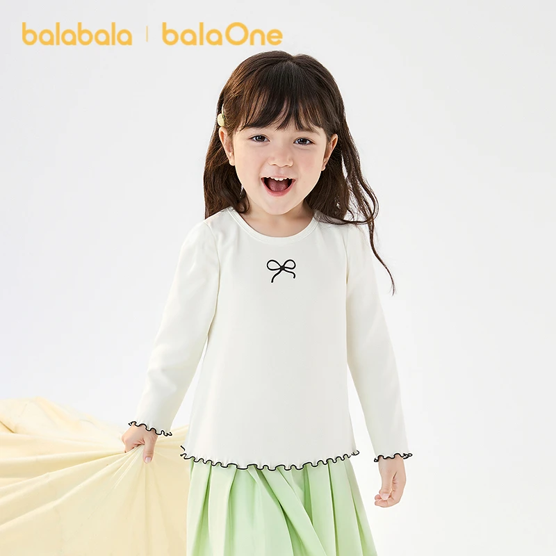 巴拉巴拉balaOne女童毛衣儿童保暖打底衫基础百搭小童宝宝舒适抗
