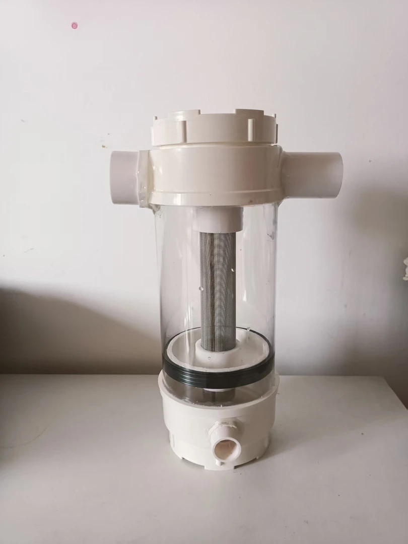 鱼马桶粪便收集器不锈钢滤网鱼缸外置底过滤鱼便分离器