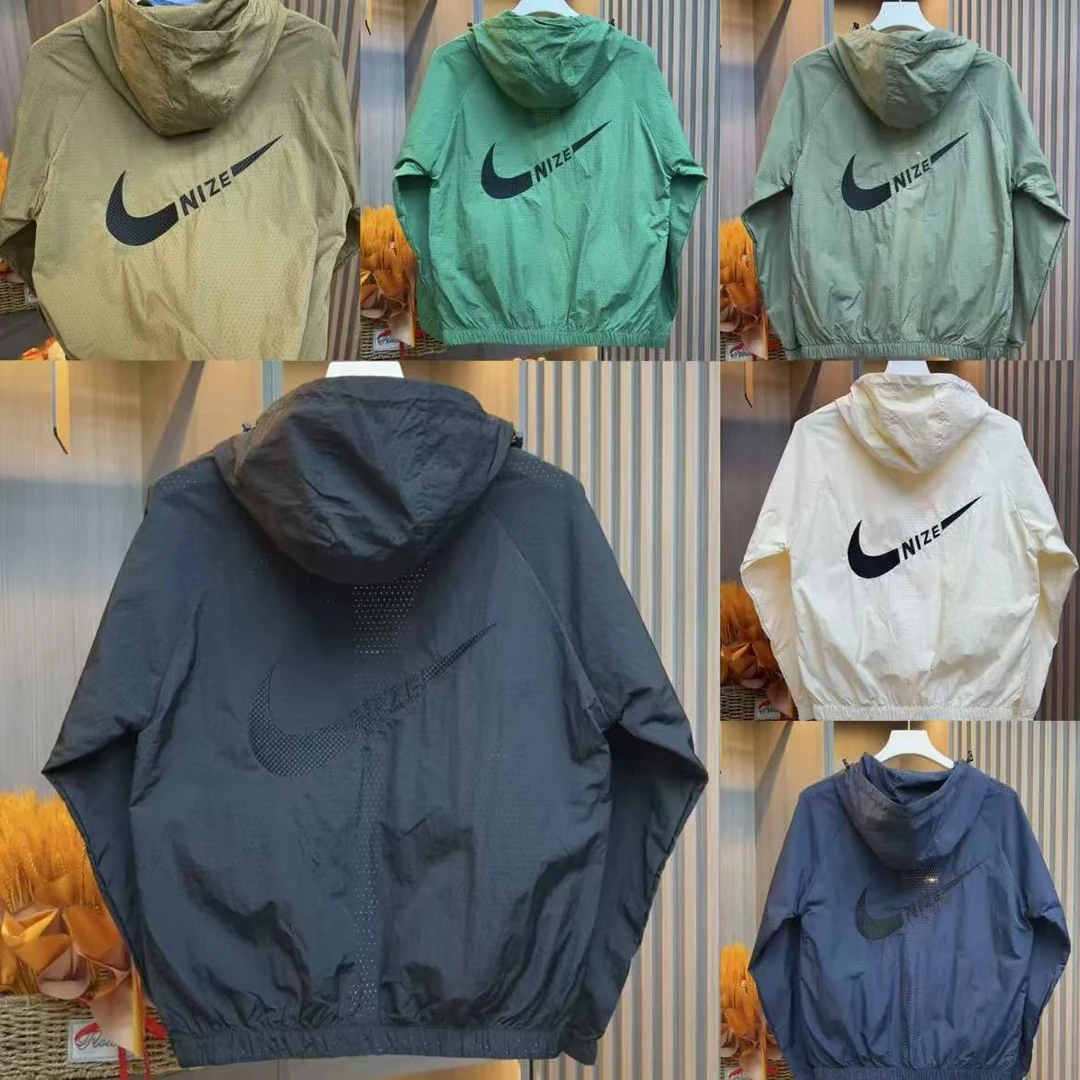 连帽男透气防紫外线夏季薄款夹克春夏皮肤衣情侣休闲户外男款