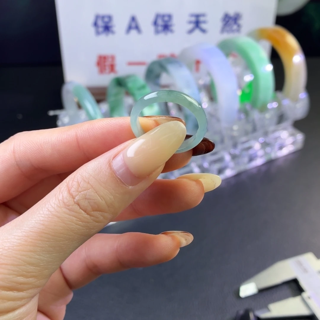 翡翠未镶嵌戒指戒圈