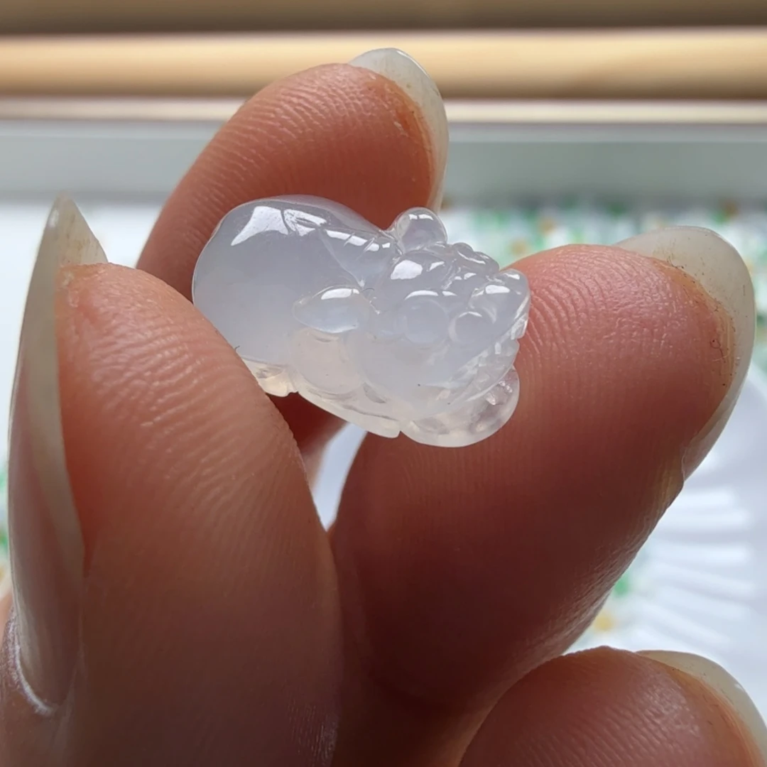 翡翠未镶嵌颈饰直径14.8/8.2/6.8