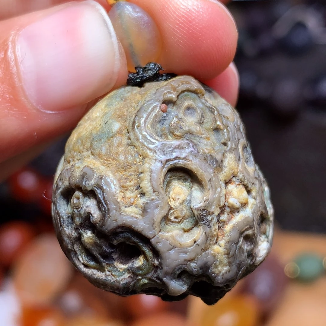 未镶嵌玛瑙/玉髓珠宝半成品