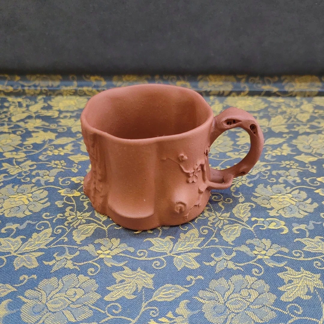 乡宁景韵鸿鹄原矿紫砂红泥 主人杯一个