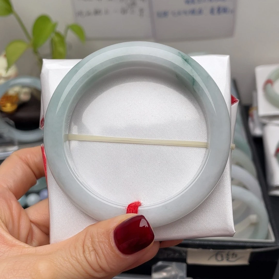 翡翠手镯未镶嵌58正圈