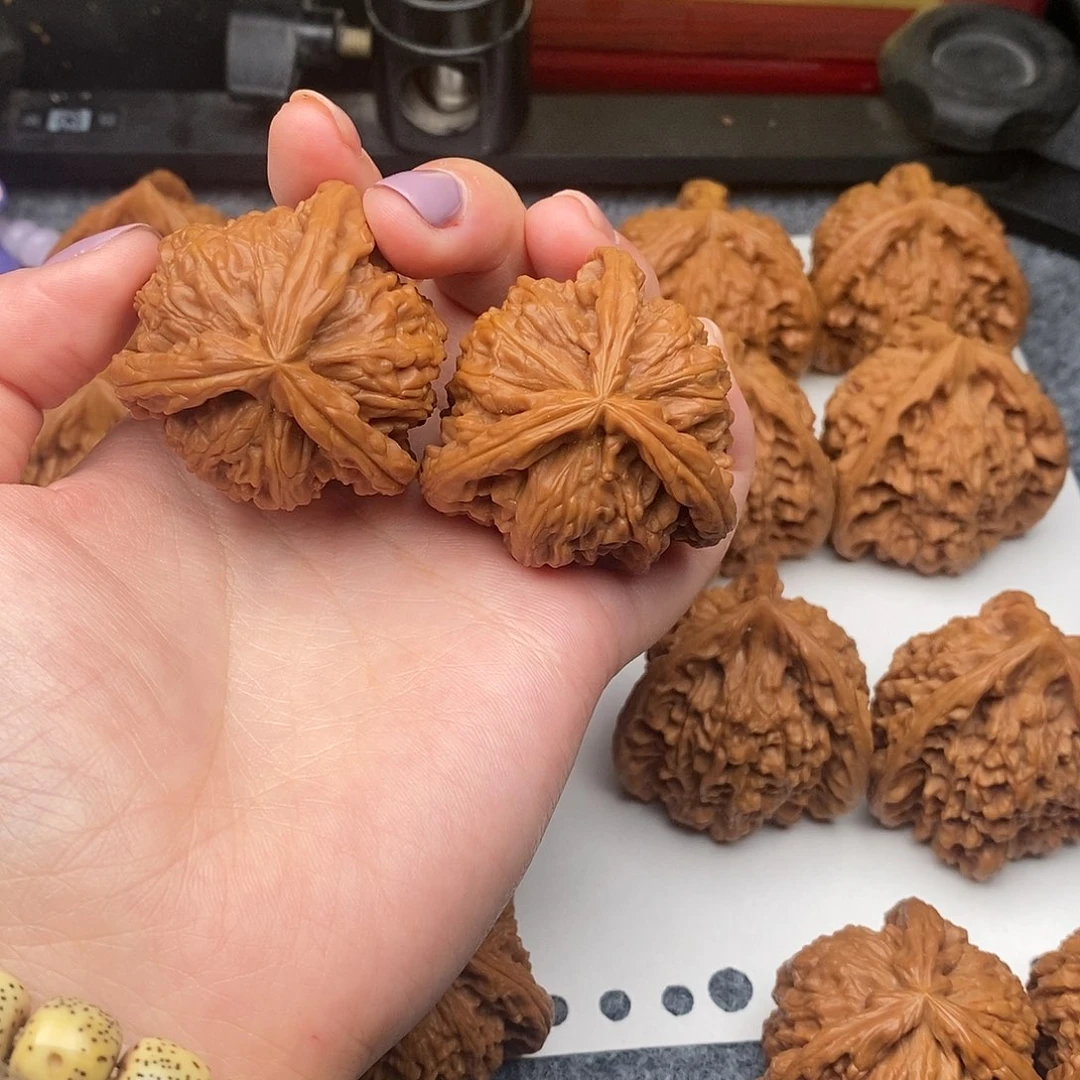 吊坠文玩核桃少****花