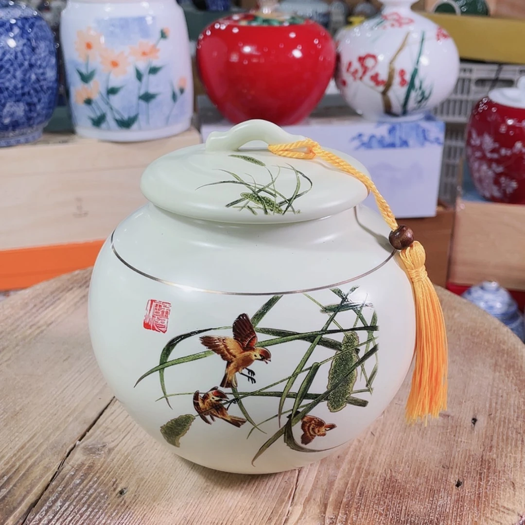 【闪购商品】罐陶瓷茶叶罐密封罐
