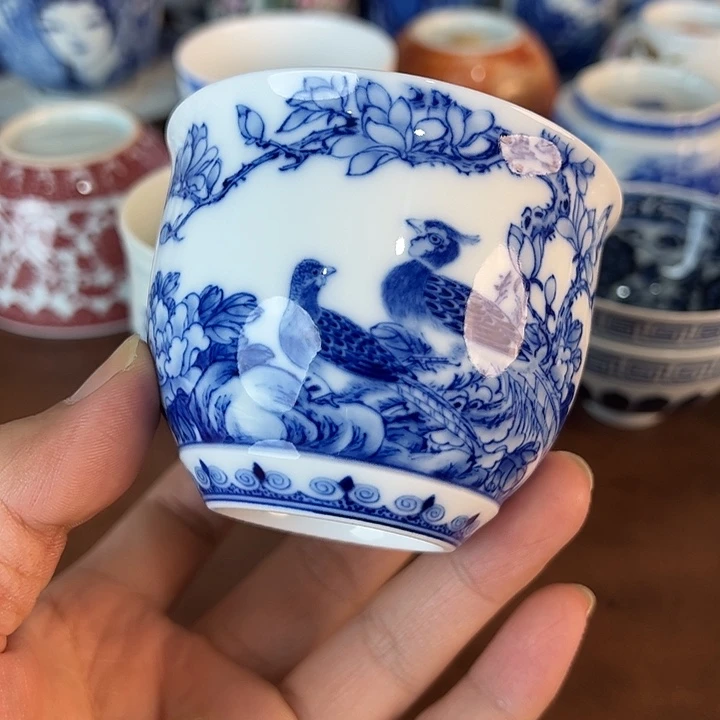 瓷片景德镇全手工手绘陶瓷