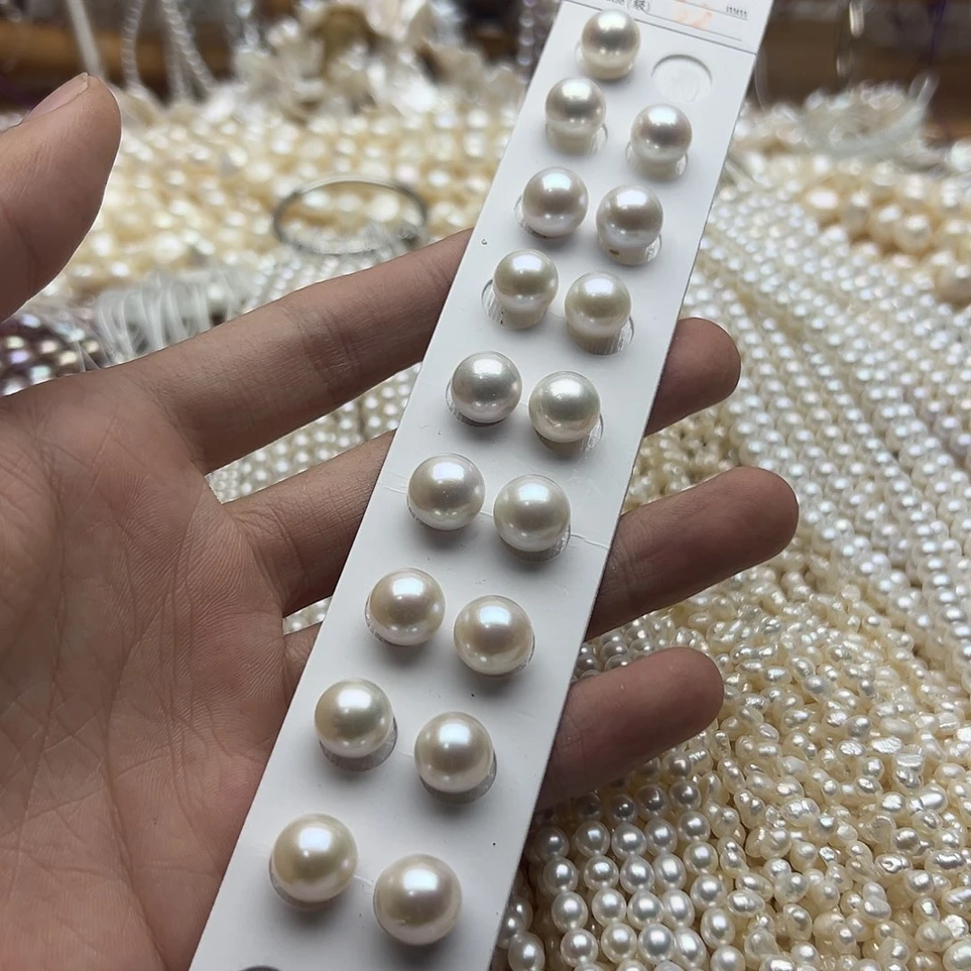 未镶嵌珍珠半成品淡水珍珠爱迪生10-11一颗