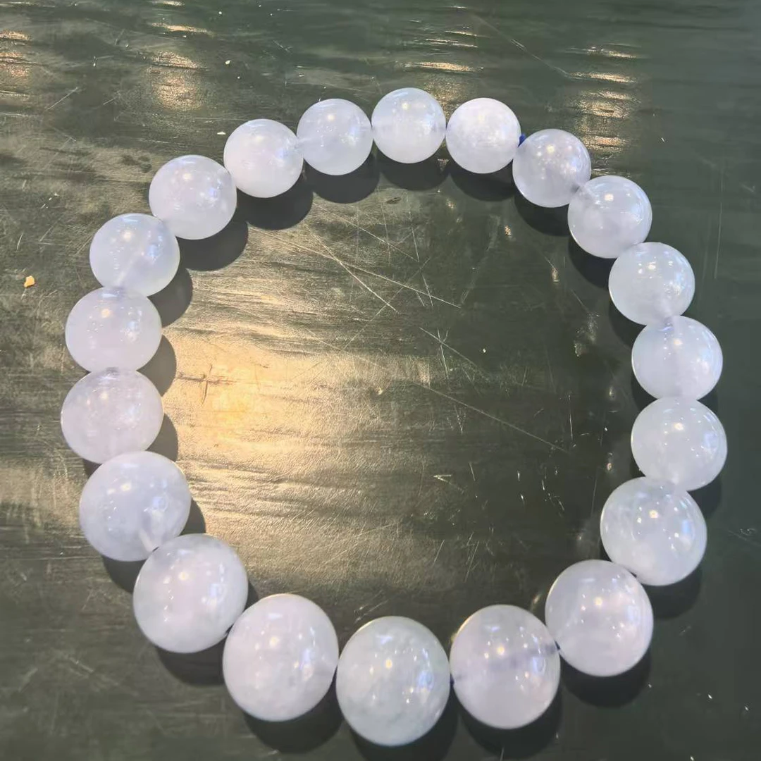 非金属仿水晶手链 宝丫轻奢 9/10温柔风气质纯色海蓝手串K893