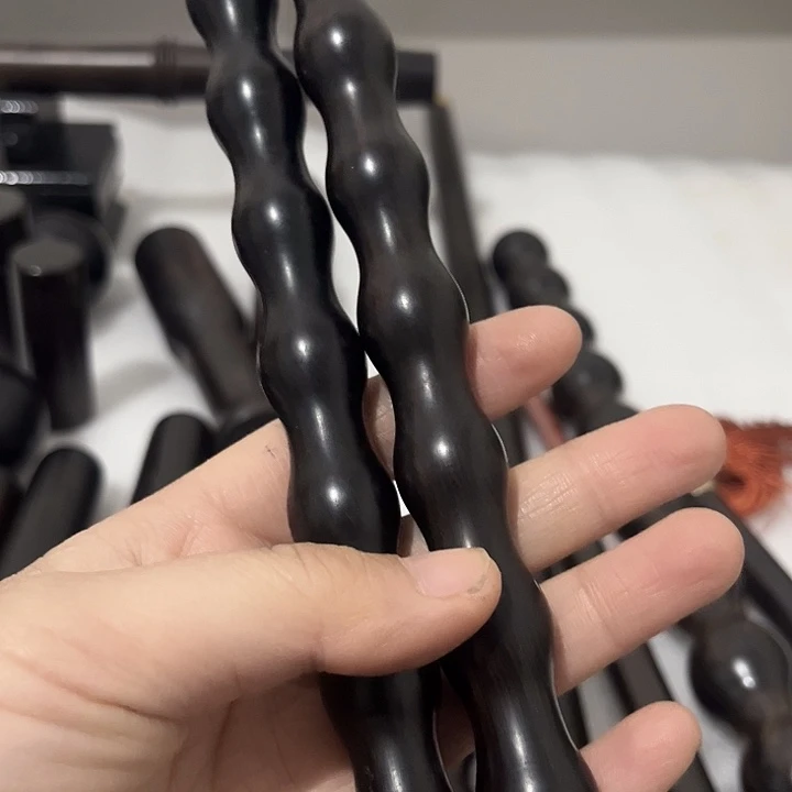 黑酸枝木类刘*岩紫光檀小葫芦棍