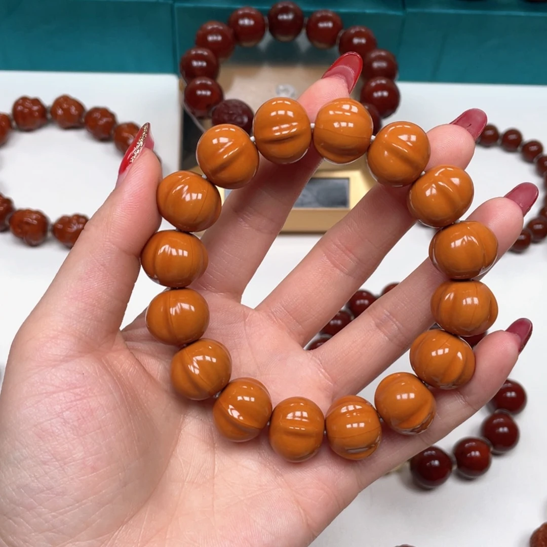 橄榄核手串?****鲨鱼贝，