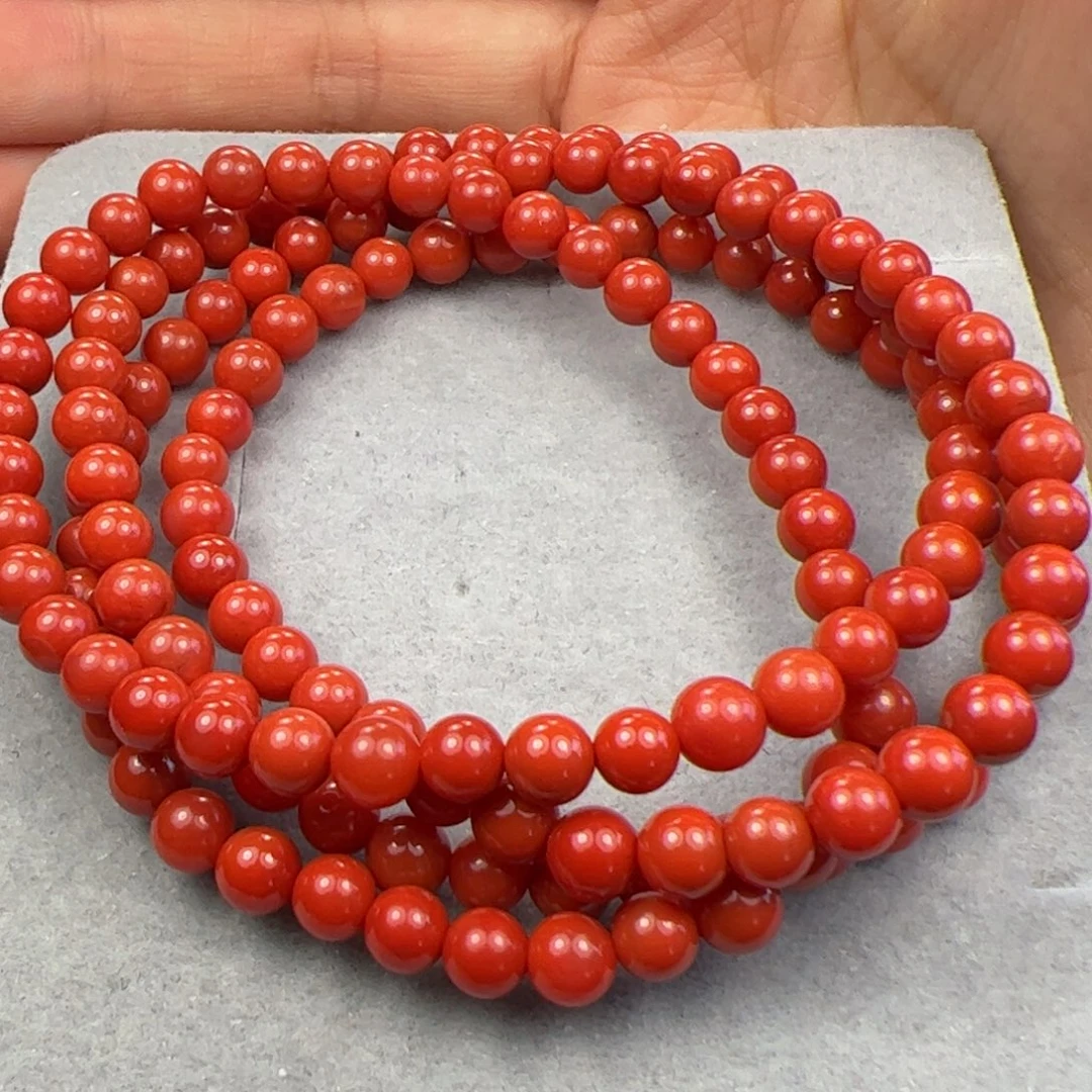 未镶嵌多圈手串南红玛瑙意*