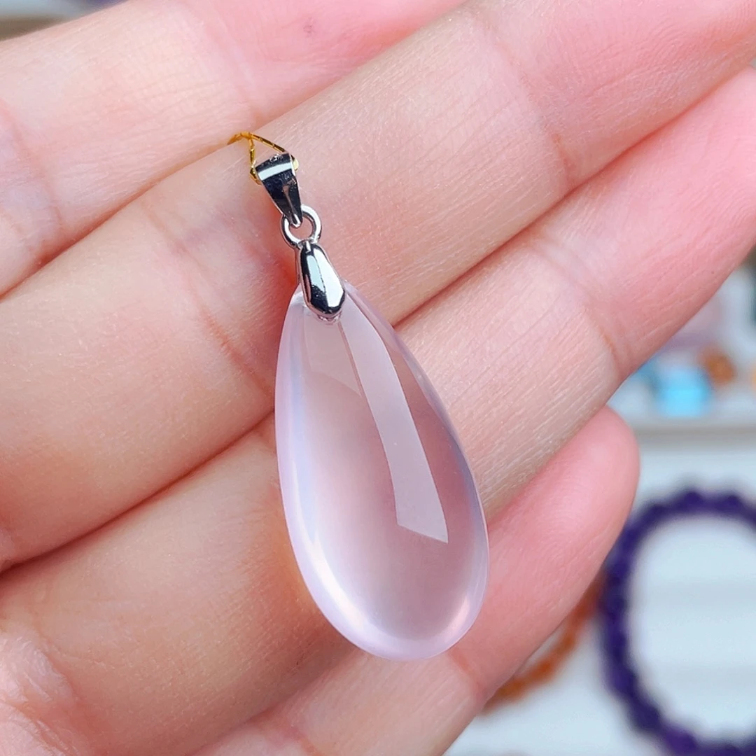 水晶珠宝半成品银S925镶嵌天然保真