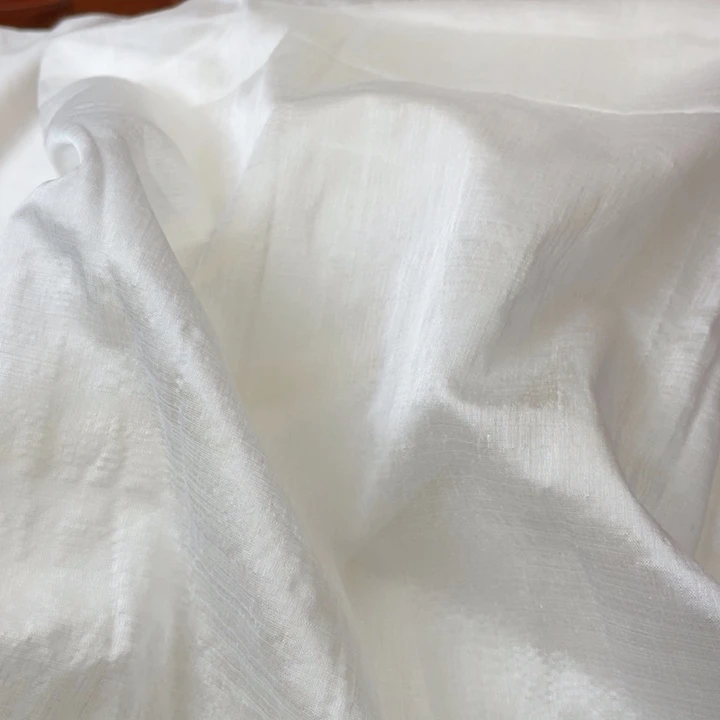 白色天丝棉2米。 内衬透。