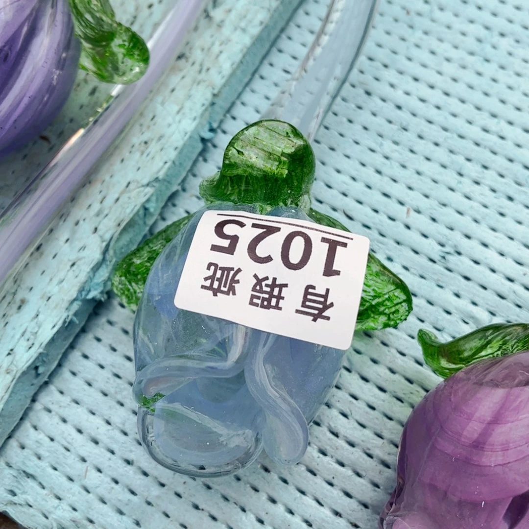 琉璃1025瑕疵 花瓶摆件