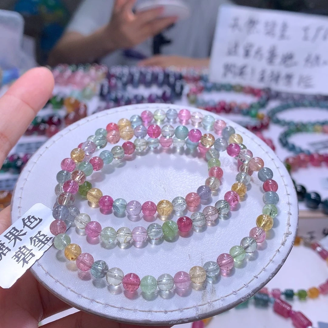 【闪购商品】未镶嵌手串碧玺5.4m