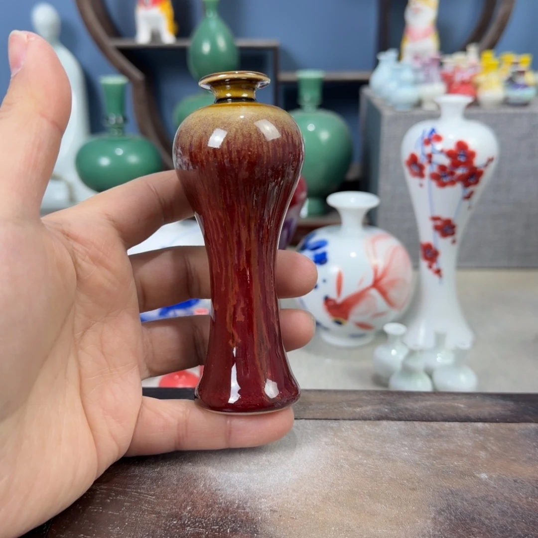 陶瓷手工小花器摆件