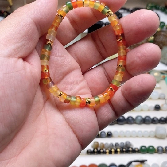 玛瑙/玉髓未镶嵌手链