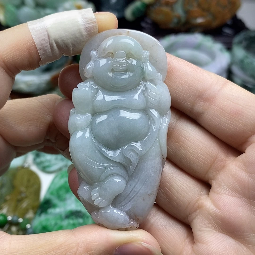 颈饰未镶嵌翡翠牌子