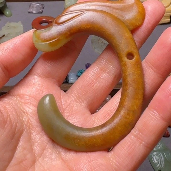 和田玉（糖玉）挂件未镶嵌淡***悦