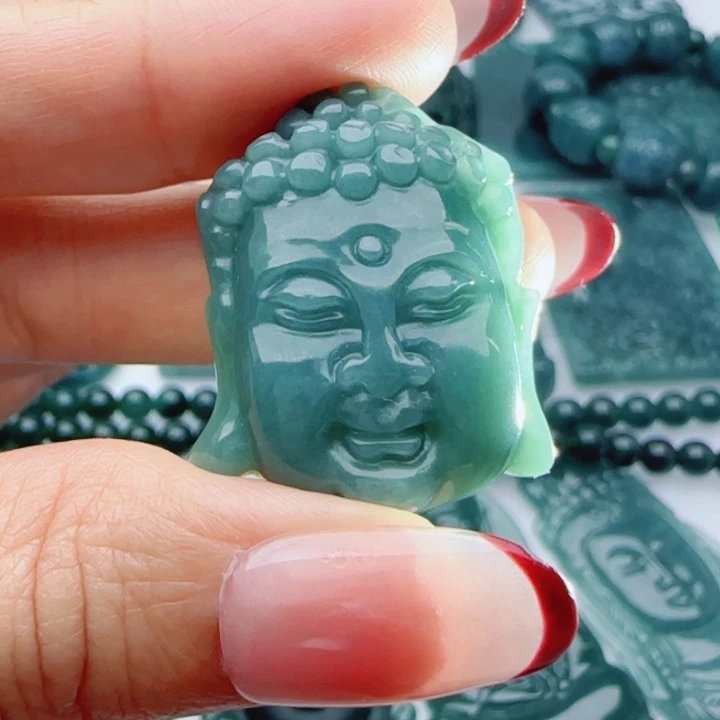 翡翠未镶嵌颈饰多样性发货天然A货翡翠