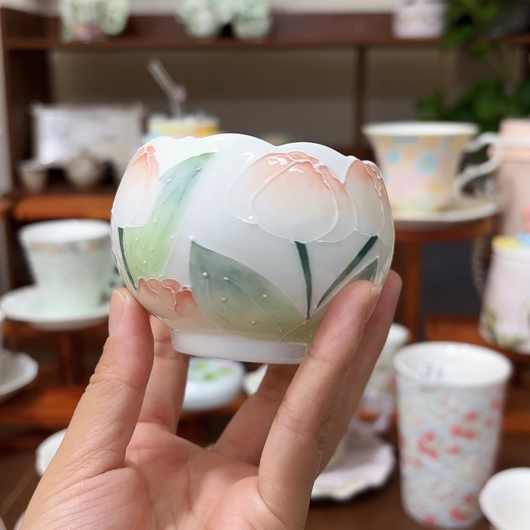 手绘创意高温釉下彩陶瓷