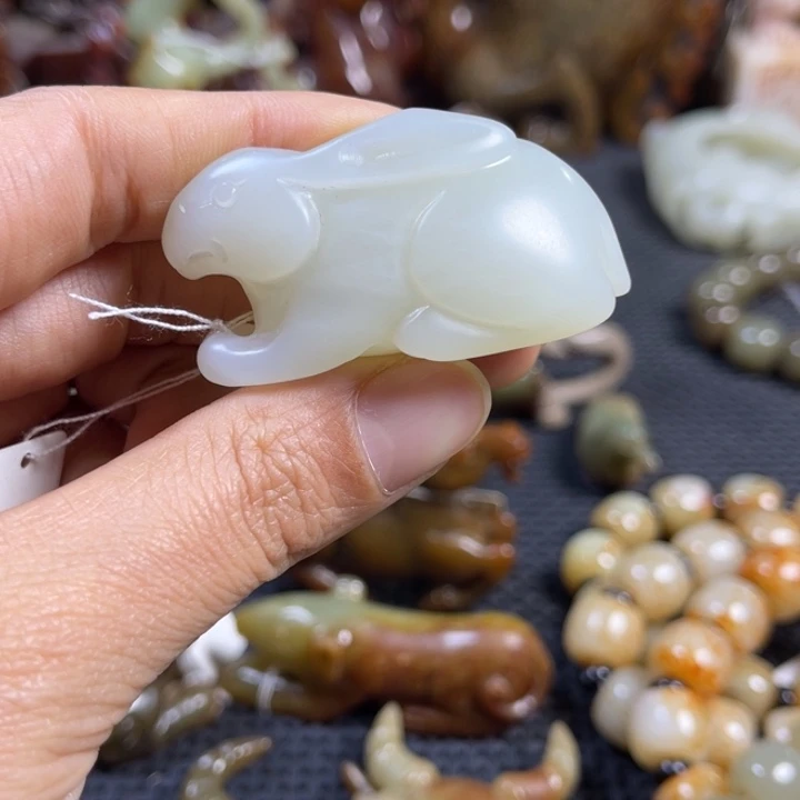 和田玉挂件未镶嵌虚**谷