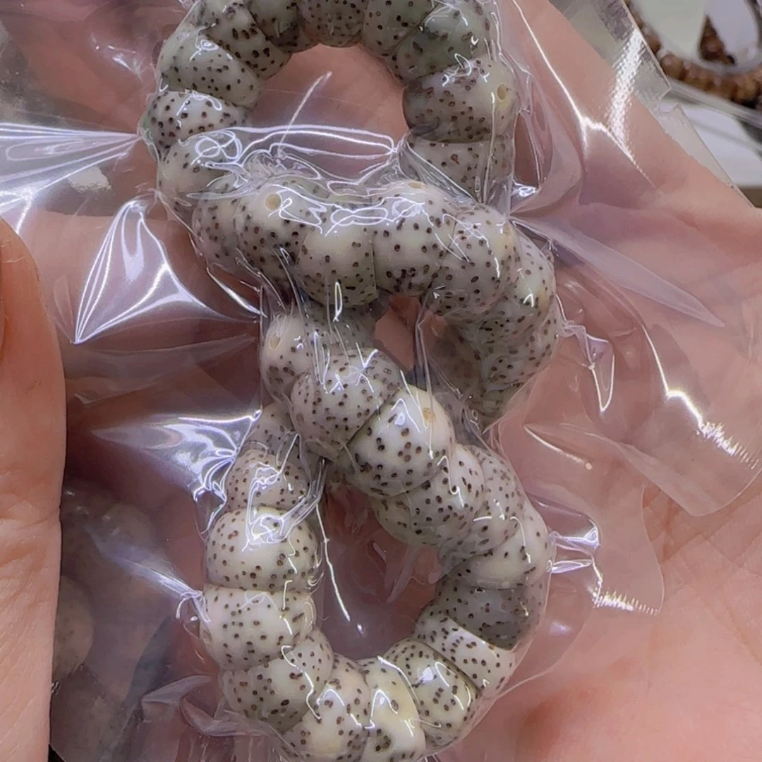 星月菩提手串94卓越石玉星月菩提1.0蒜瓣猪大肠单圈