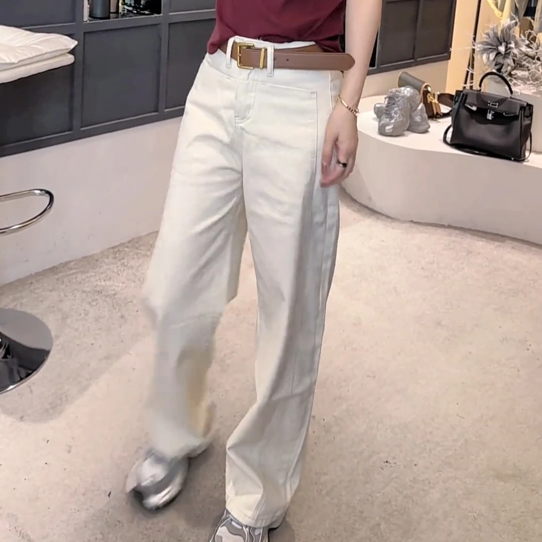 《优麦汇》K3623早春款水洗牛仔裤显瘦百搭新款裤子