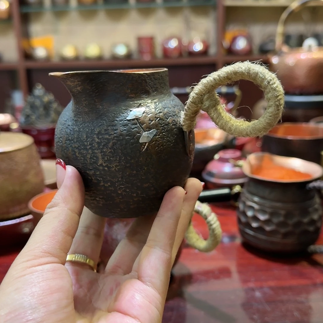 紫铜手工制作摆件一个