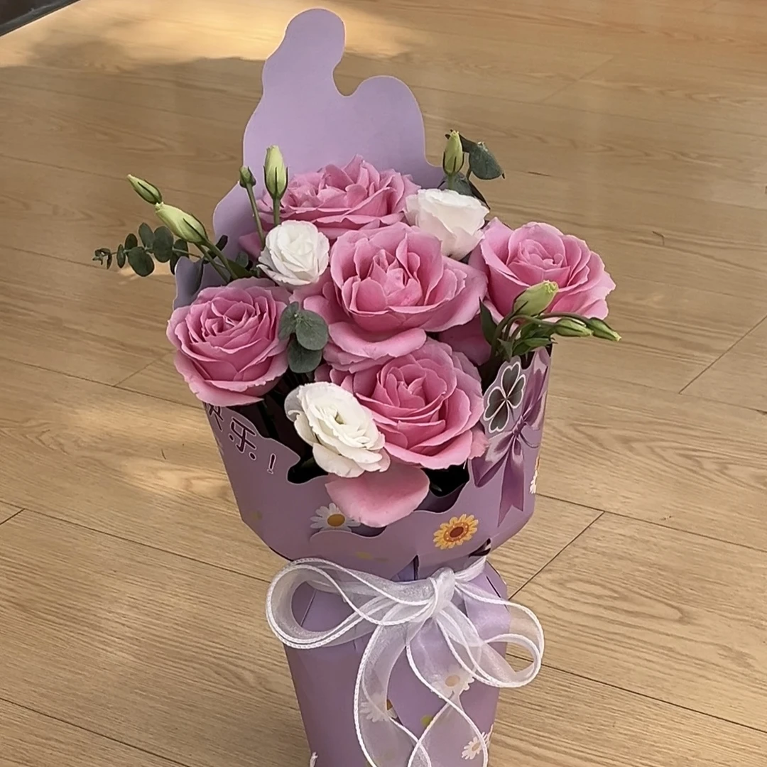 【教师节福利❤️买花送包装】玫瑰+包装纸sr鲜花