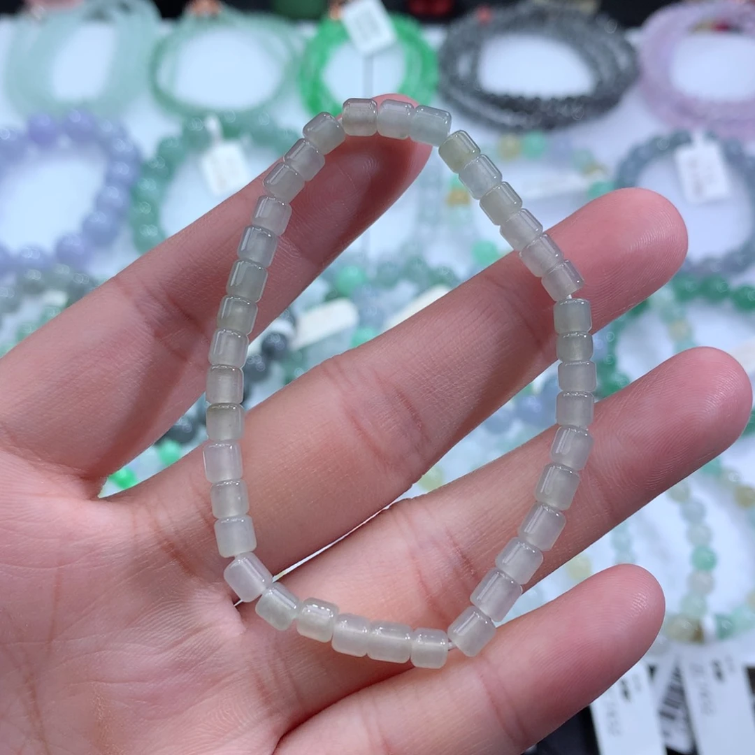 翡翠手链未镶嵌天然